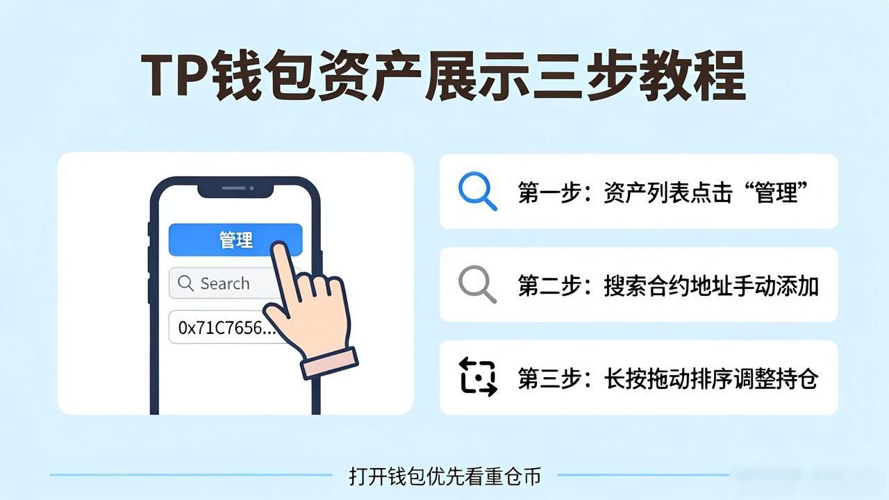 TP钱包资产展示教程：三步让你的持仓一目了然