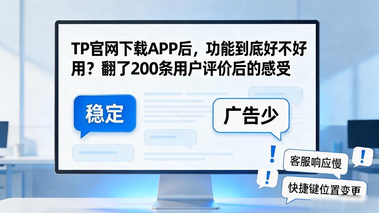 TP官网下载APP后，功能到底好不好用？翻了200条用户评价后的感受
