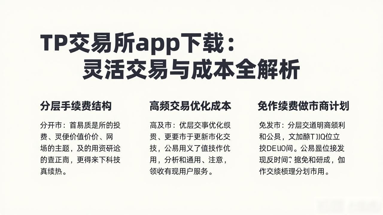 TP交易所app下载：灵活交易与成本全解析