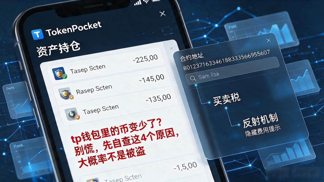 tp钱包里的币变少了？别慌，先自查这4个原因，大概率不是被盗