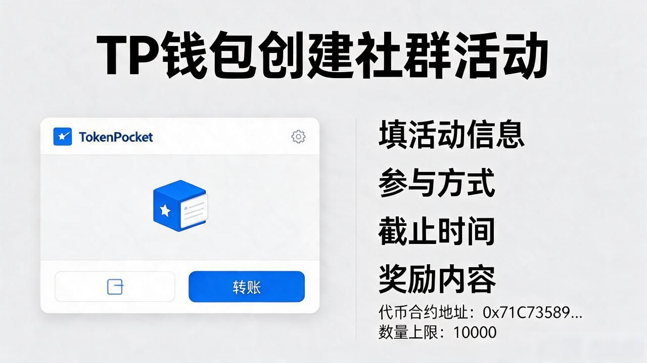 TP钱包怎么创建社群活动？跟着这几步操作就搞定