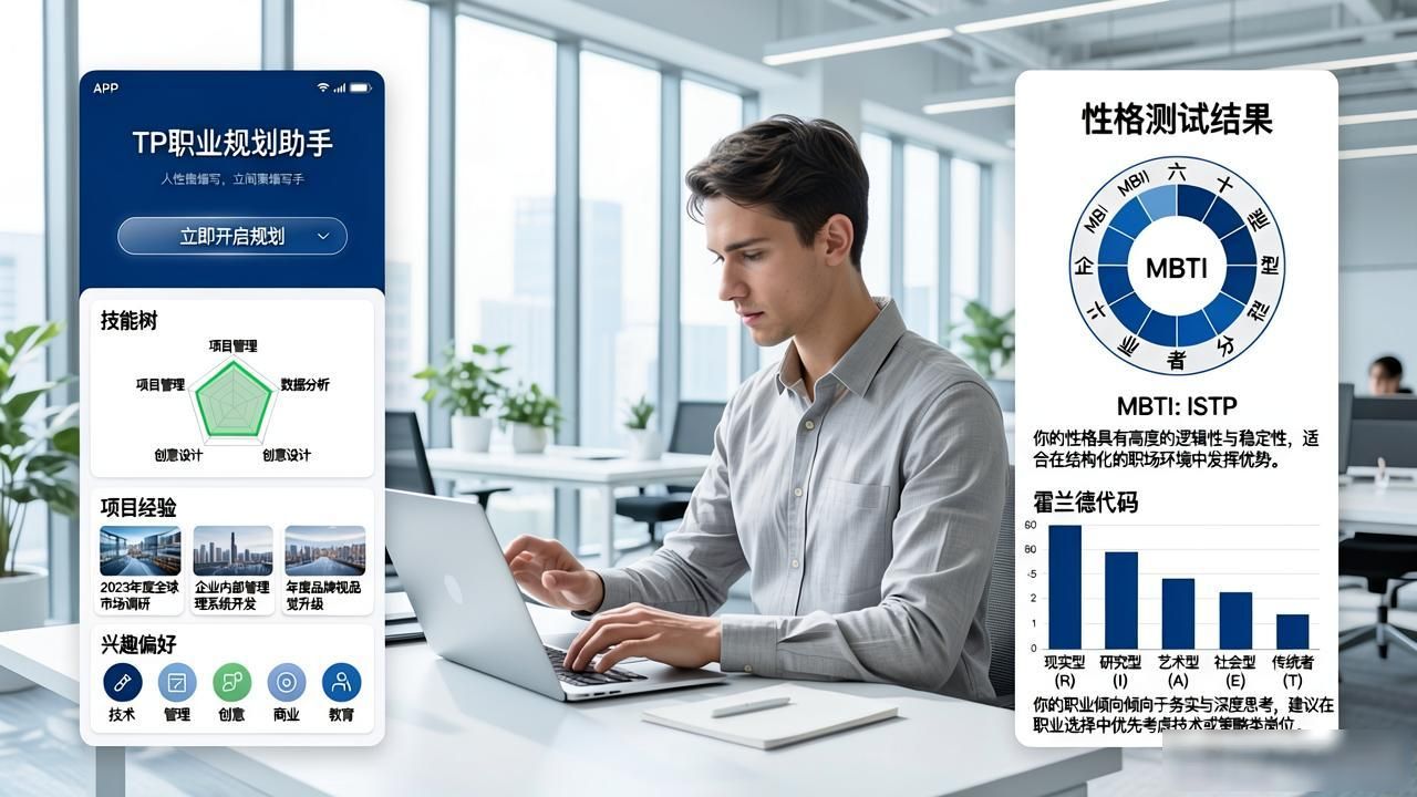 TP官方下载安装app数据分析_如何使用TP官方下载安装app进行职业规划_职业规划焦虑