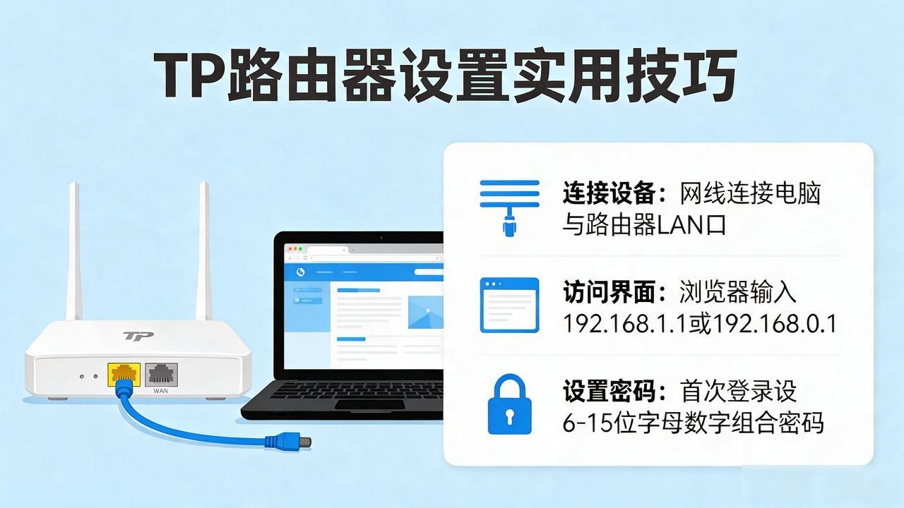 设置TP路由器管理界面_安装TP路由器步骤_tp官方正版下载后的使用技巧
