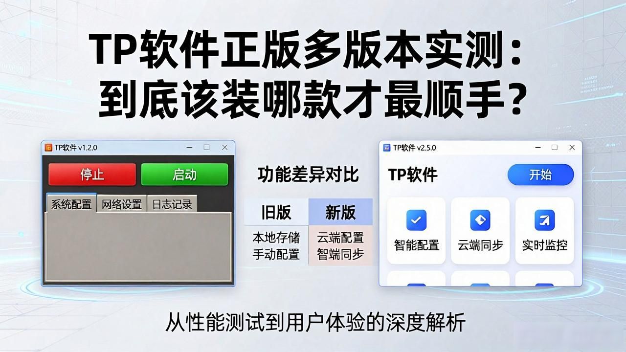 TP软件正版官方安装包多版本对比测试_正版软件避坑指南_TP软件版本选择