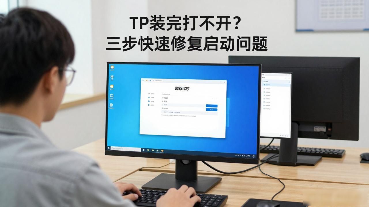 TP装完打不开？三步快速修复启动问题