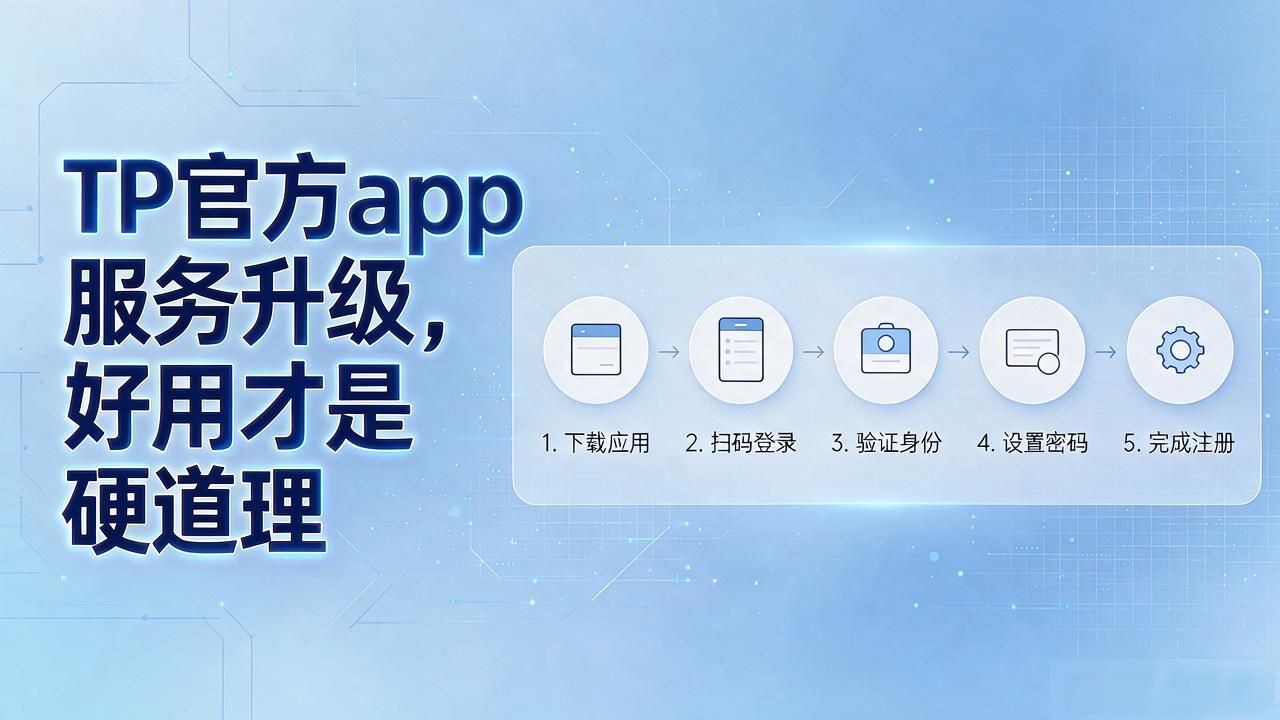 TP官方app服务升级，好用才是硬道理