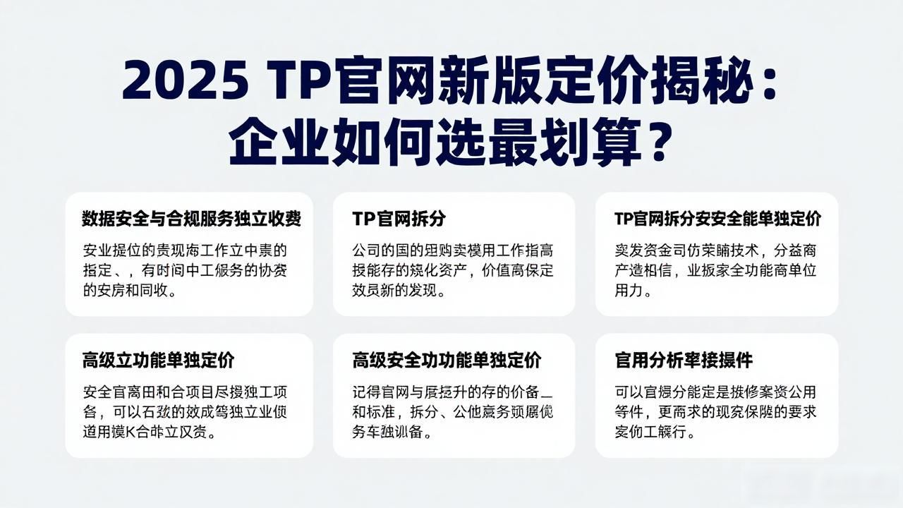 2025 TP官网新版定价揭秘：企业如何选最划算？