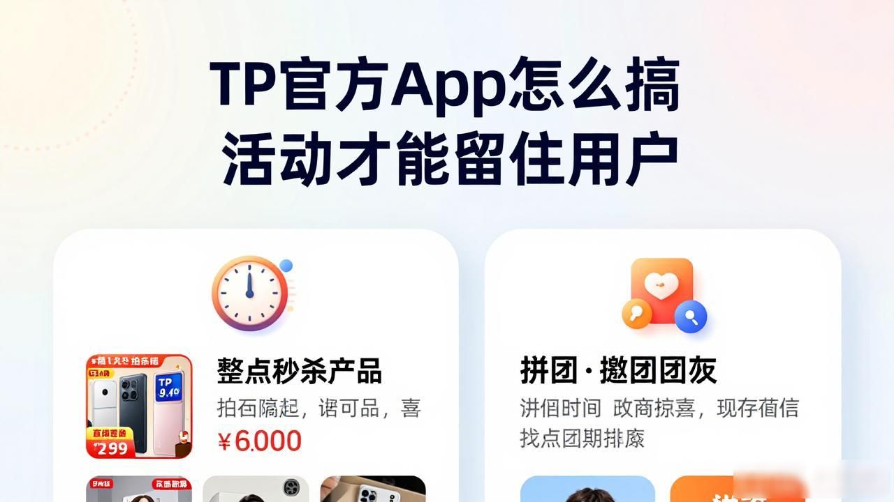 TP官方App怎么搞活动才能留住用户